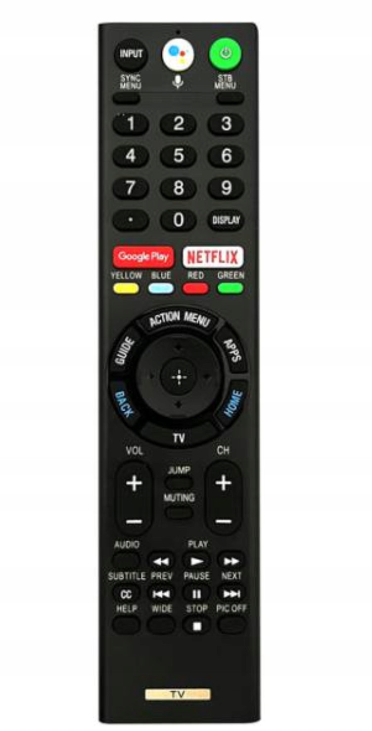 Dálkové ovládání pro Sony RMF-TX301E RMF-TX310P RMF-TX311E Voice Netflix