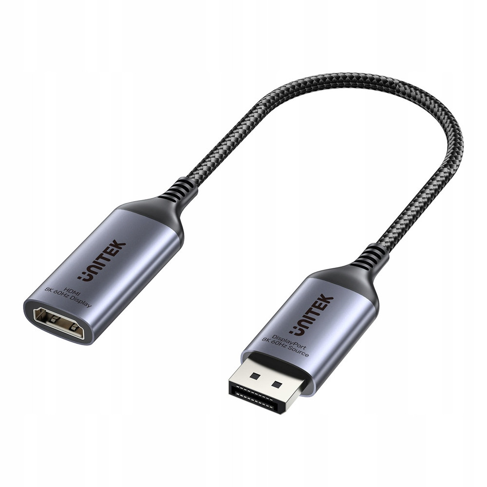 Unitek Adaptér z DisplayPort 1.4 na Hdmi 2.1, 8K60Hz