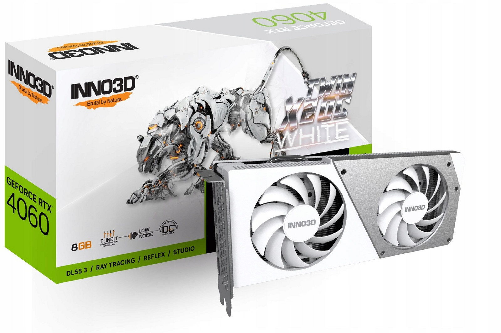 Grafická karta INNO3D Geforce Rtx 4060 Twin X2 Oc White