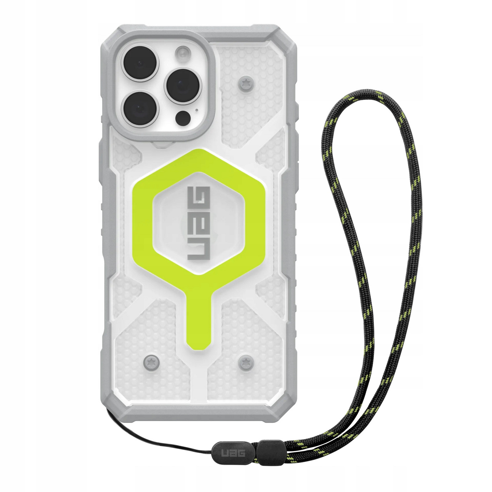 Uag Pathfinder Clear Magsafe Bundle kryt pro iPhone 16 Pro Max