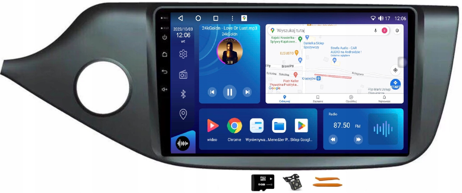 Radio Android Navigace Qled Carplay Lte Gps 64GB Kia Ceed 2 12-19