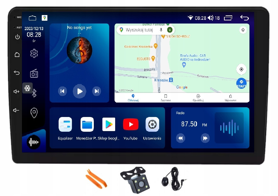 Radio Android Navigace VQ230 Qled Carplay Lte Chevrolet Gmc Univerzální