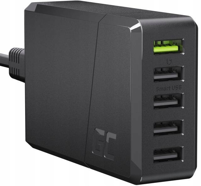 Síťová Nabíječka Green Cell Chargesource 5 5xUSB 52W Ultra Charge CHARGC0