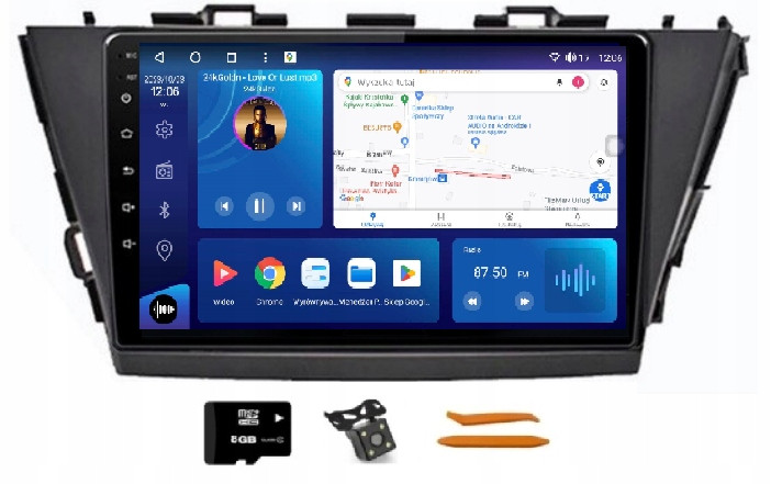 Radio Android Navigace Qled Carplay Lte Toyota Prius Plus V Alpha 12-17