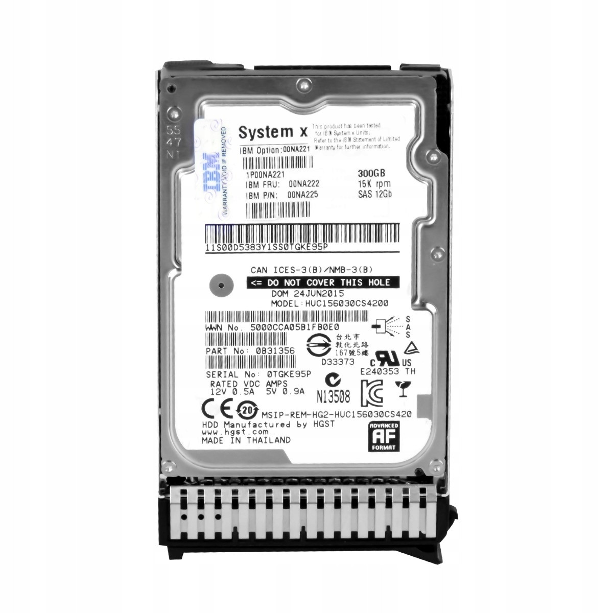 Ibm 00NA222 00NA225 300GB SAS-3 HUC156030CS4200