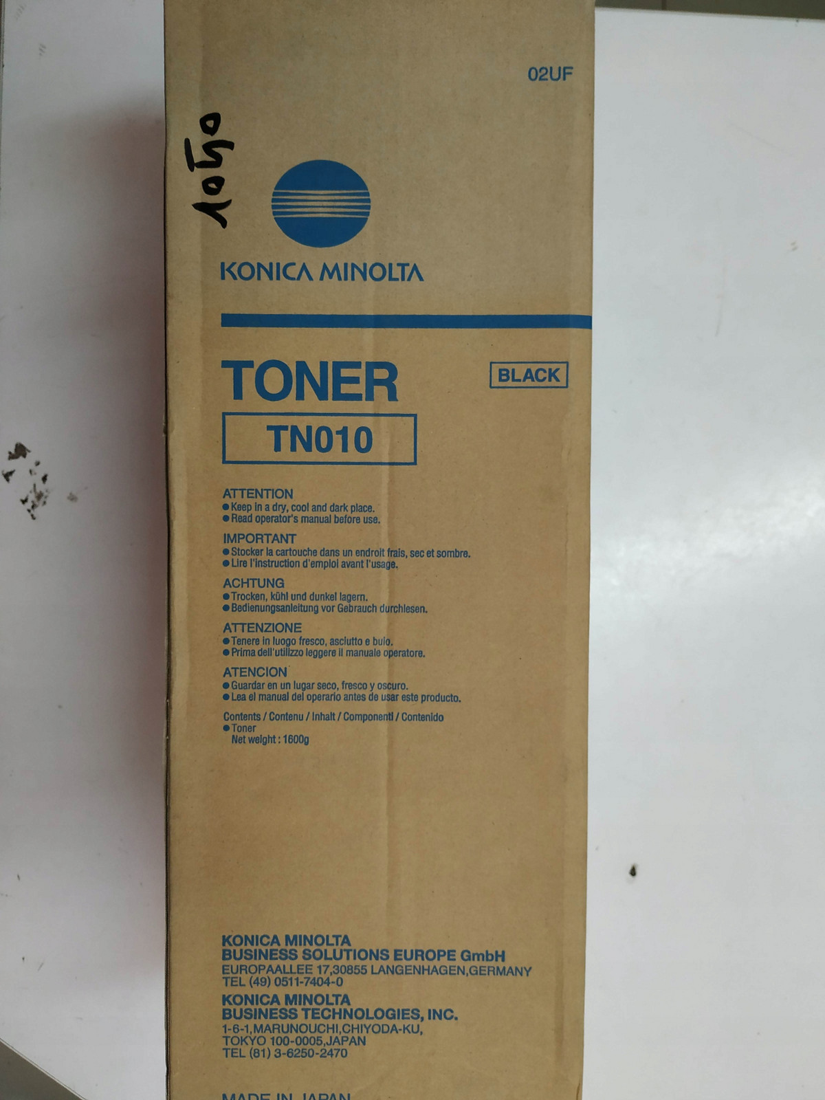 Konica Minolta toner Black TN010 TN-010 A0YT051 02UF Original Akce