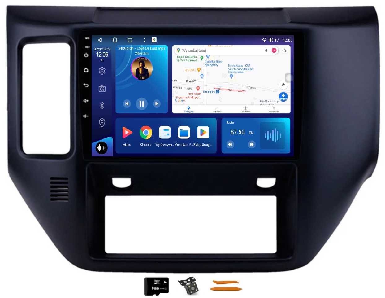 Radio Android Navigace VQ230 Qled Carplay Lte Gps Nissan Hlídka 5 04-20