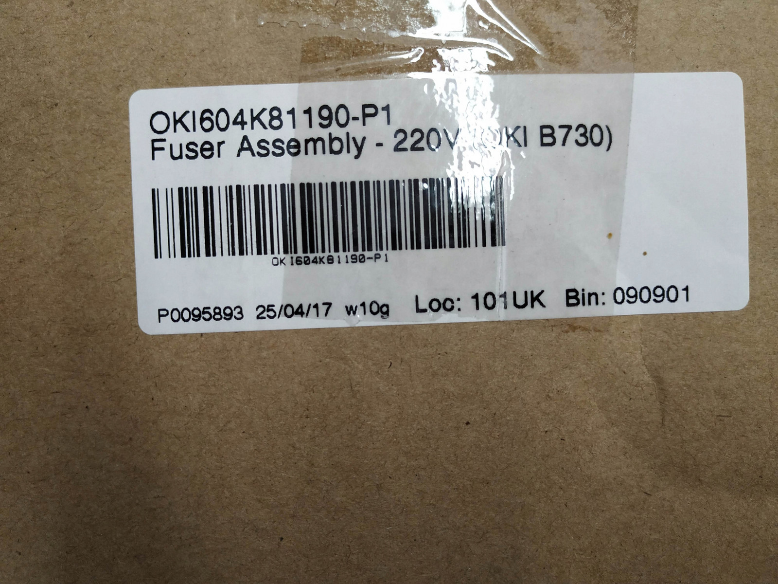 Fuser Unit Oki B730 ES7130 604K81190 604K58220 604K58224 604K58222 Akce