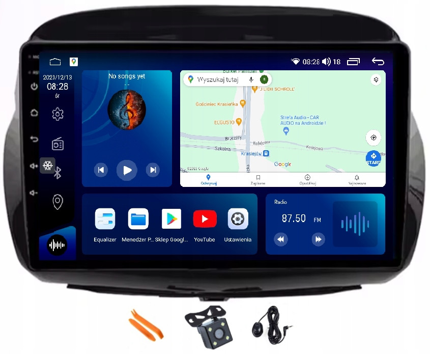 Radio Android Navigace Qled Carplay Lte 256GB Honda Fr-v Frv Edix 04-09