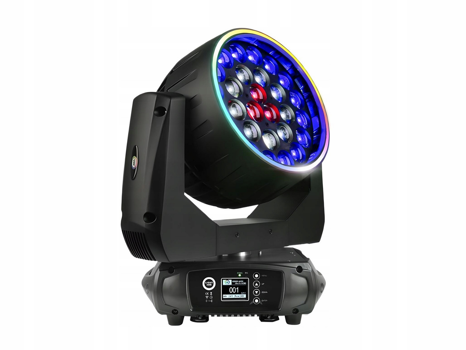 LIGHT4ME Venom Wash 28x15 Ring Led pohyblivá hlava