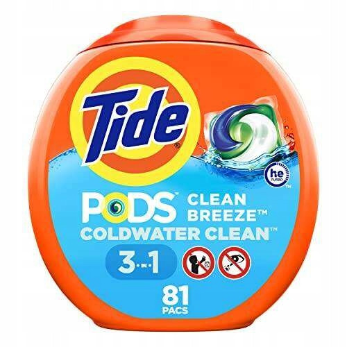 Tide Cold Water Clean 81 ks Kapsle na praní