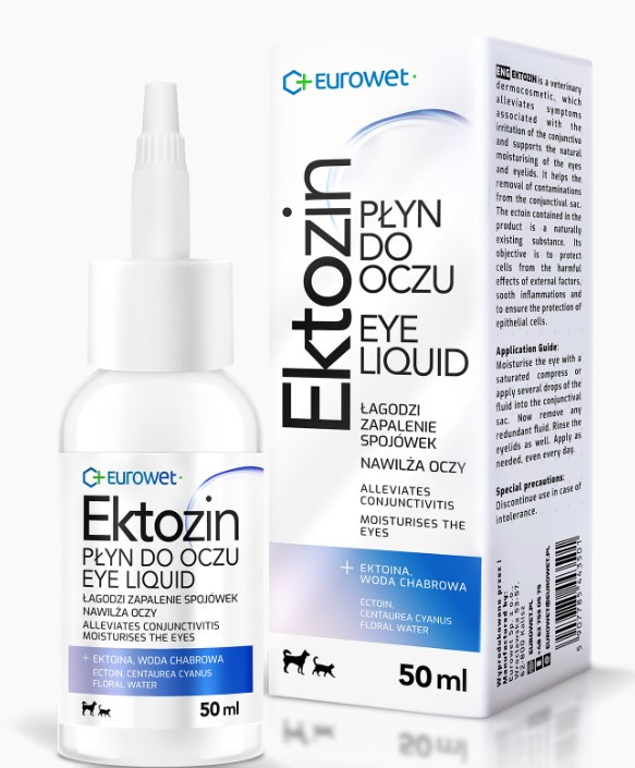 Eurowet Ektozin 50ml Tekutý přípravek na oči a oční víčka pro zvířata