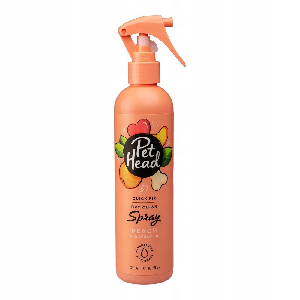 Suchý Šampon Pet Head Quick Fix Pes Broskev Sprej (300 ml)