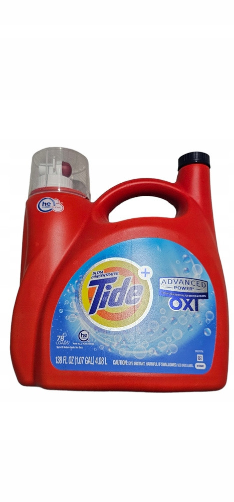 Tide Oxi Advanced Power 4,08 l 78 praní Univerzální gel na praní prádla