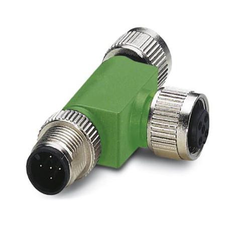 Phoenix Contact 1541186 Sensor Splitter, M12 Plug-2 X M12 Rcpt