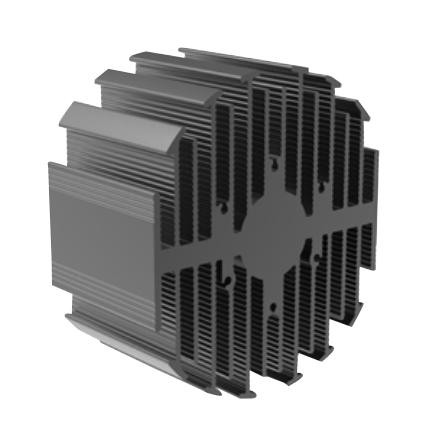 Wakefield Thermal Strtled-9550 Led Heat Sink, Aluminium, 95Mm X 50Mm