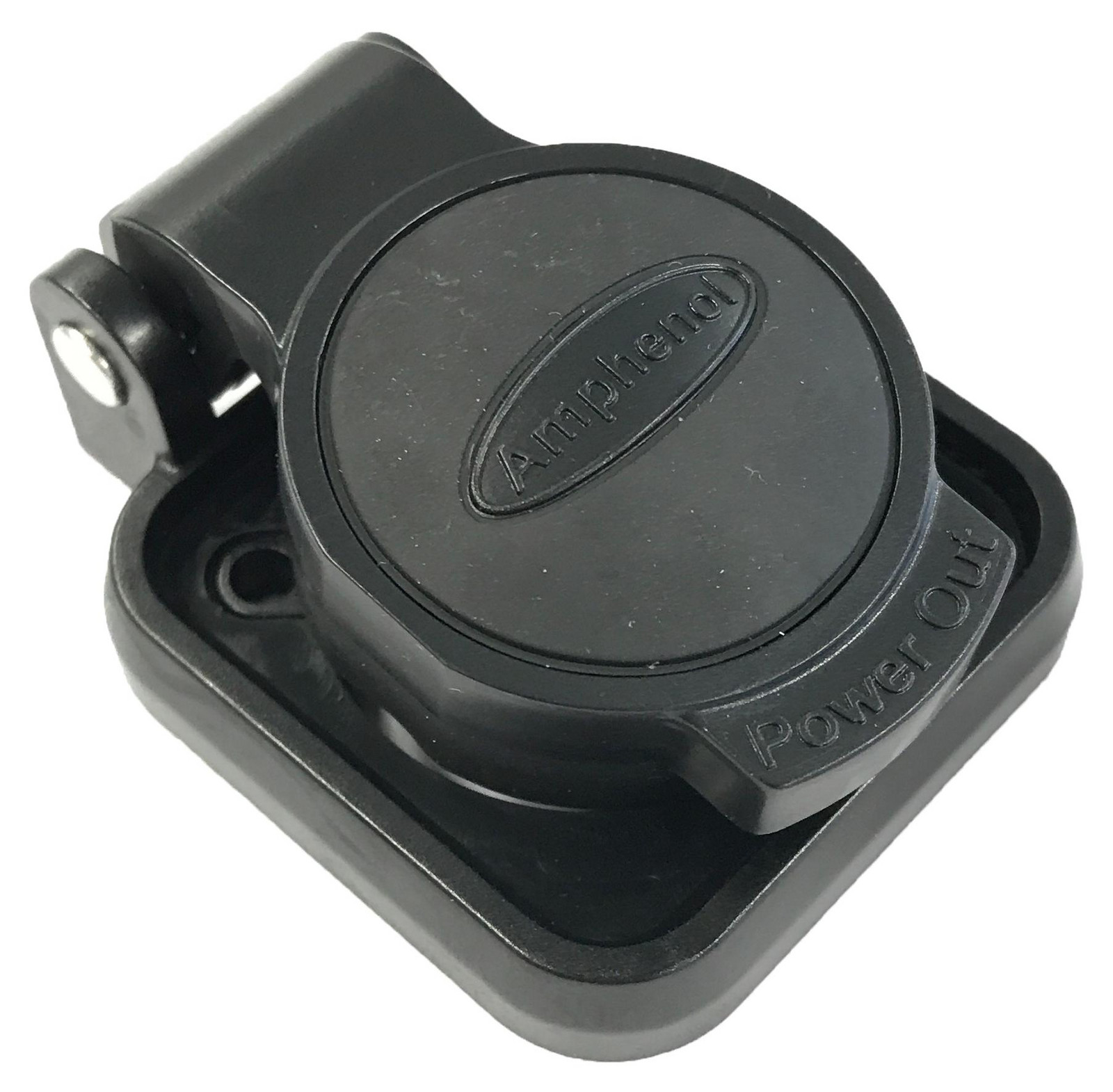 Amphenol Audio Hpt-Capsf Self Closing Cap, Pa66 Gf, Black