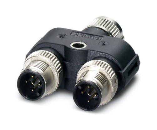 Phoenix Contact 1419946 Sensor Splitter, M12 Rcpt-2 X M12 Plug