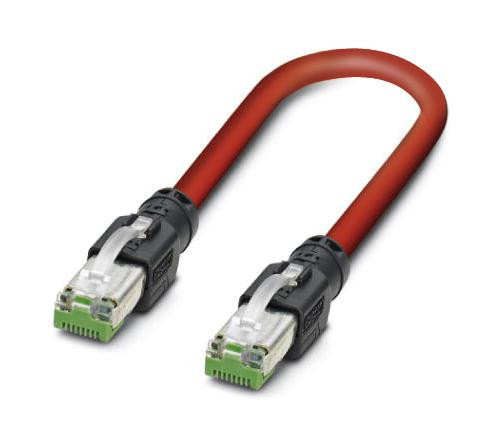 Phoenix Contact 1412097 Patch Cord, Rj45 Plug-Plug, 300Mm, Red