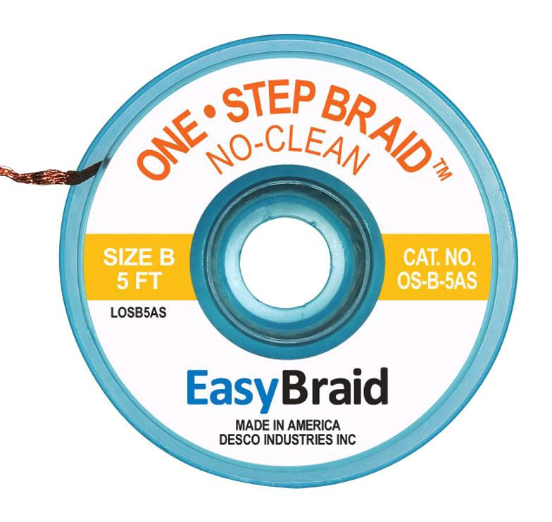 Easybraid Os-B-5As Desoldering Braid, 0.05