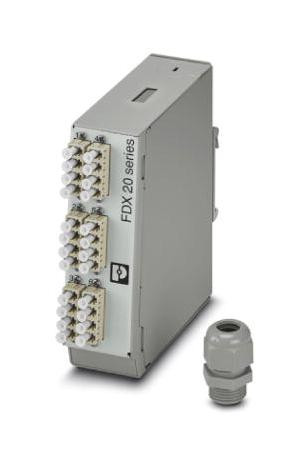 Phoenix Contact 1019708 Din Rail Splice Box, 12 X Lc Duplex