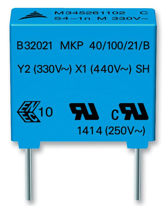 Epcos B32024A3224M000 Cap, 0.22Âµf, 20%, Pp