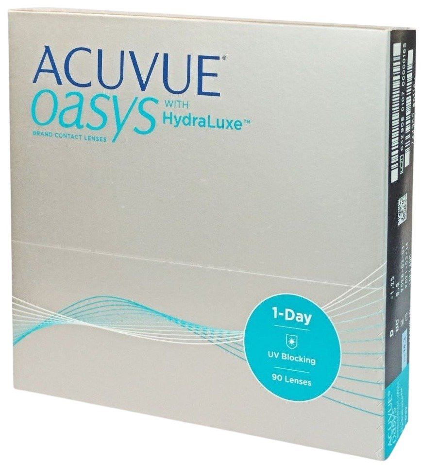 ACUVUE OASYS 1-Day with HydraLuxe -1,00D 90 čoček