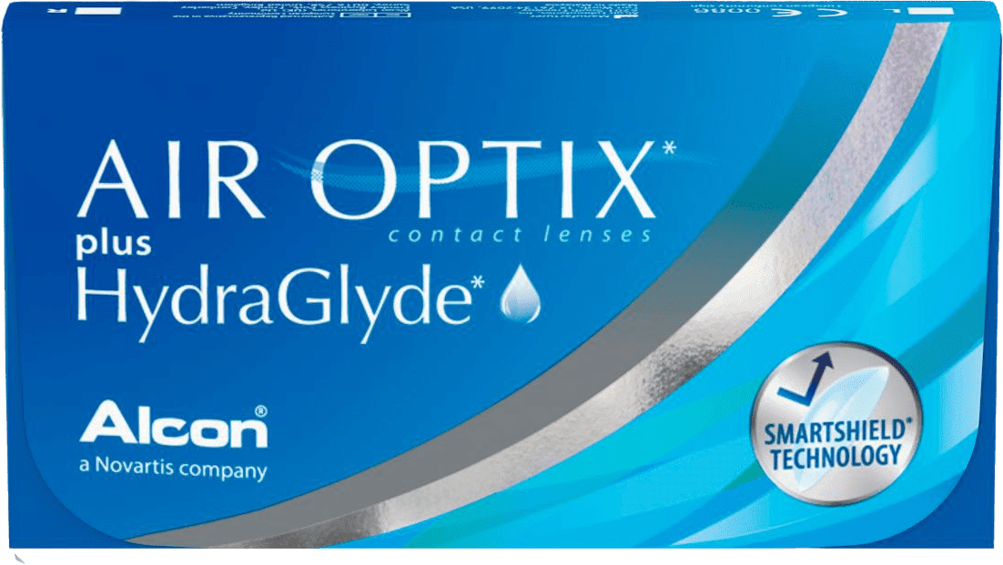 ALCON AIR OPTIX® plus HydraGlyde® -1,75 dpt, 6 čoček