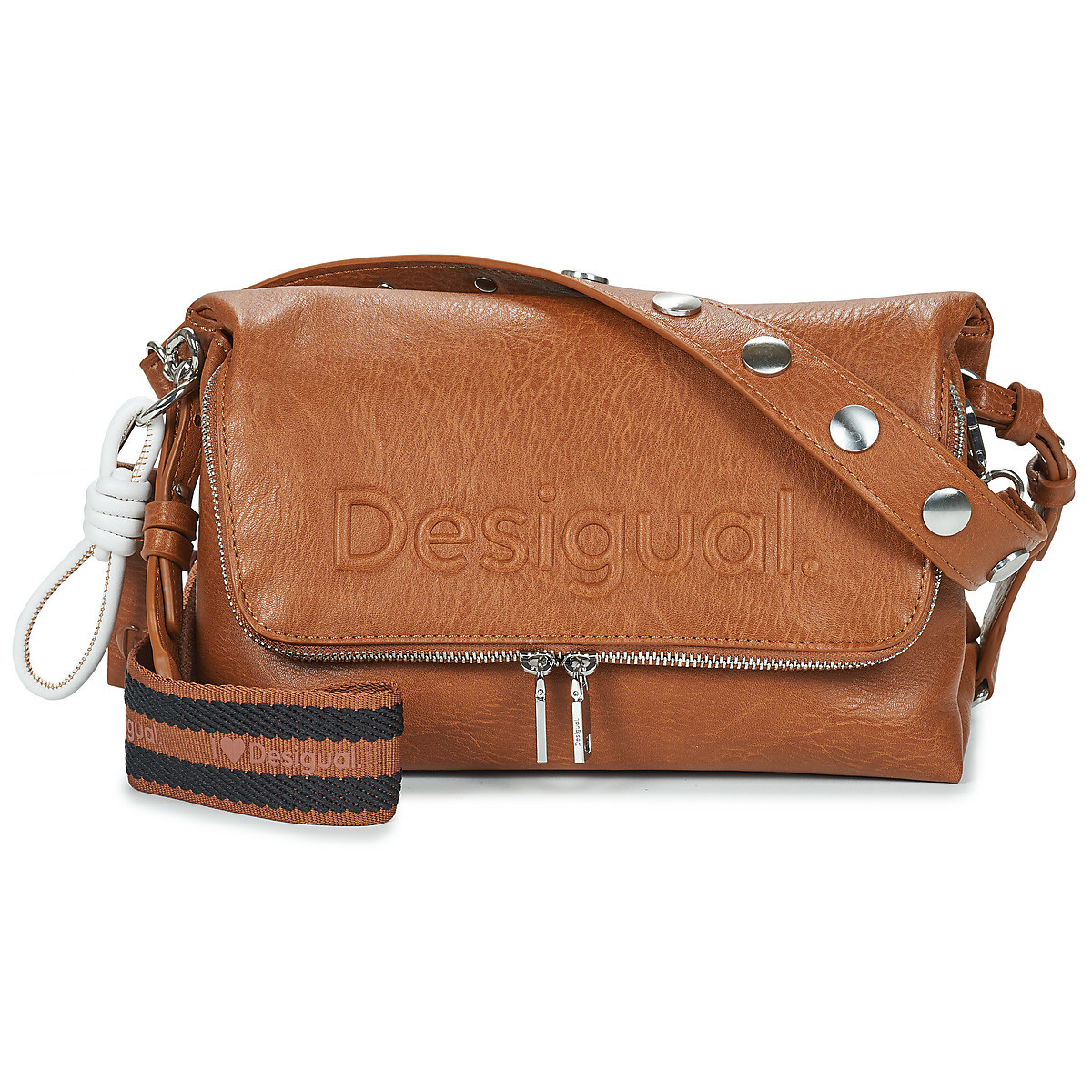 Desigual  BAG HALF LOGO VENECIA 3.0 CONT  Hnědá