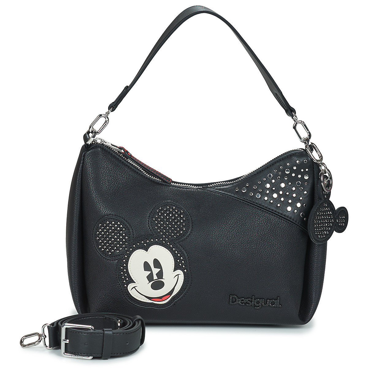 Desigual  BAG MICKEY STUDSTYLE BLACK MAYARI MAXI  Černá