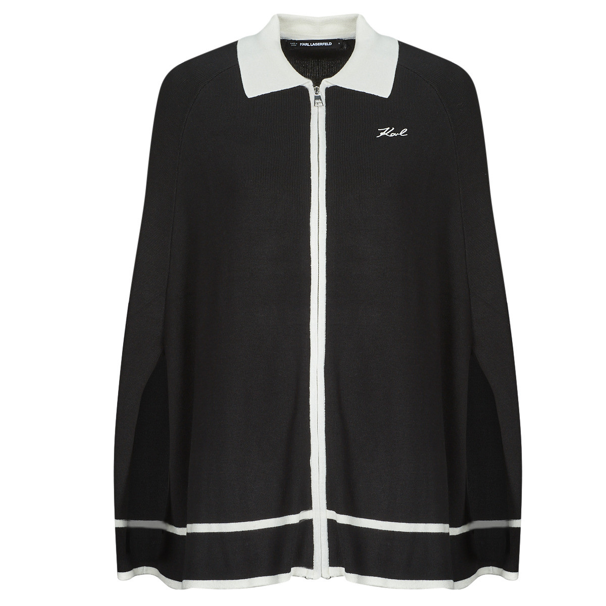 Karl Lagerfeld  COLLAR CAPE  Černá