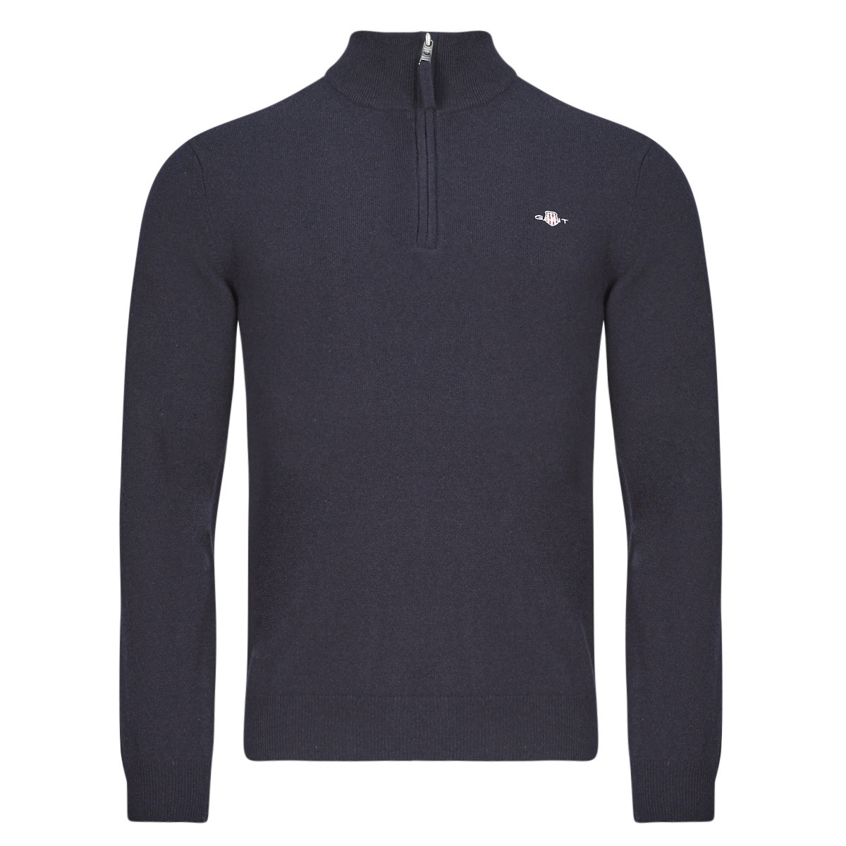 Gant  SUPERFINE LAMBSWOOL HALF ZIP  Tmavě modrá