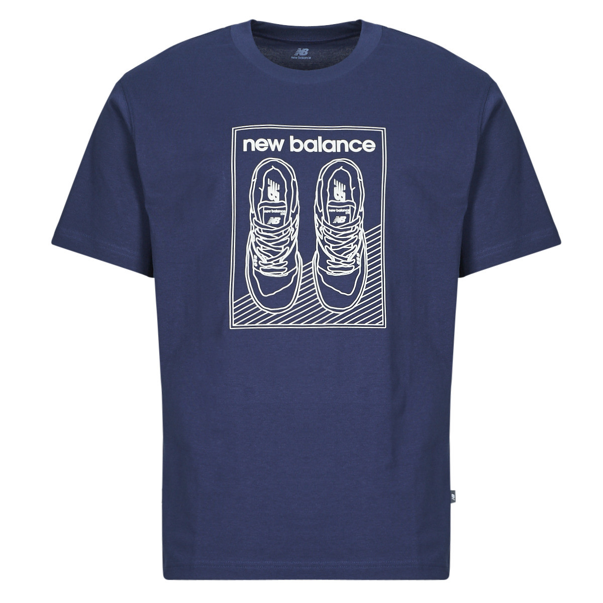 New Balance  GRAPHIC JERSEY TEE  Tmavě modrá