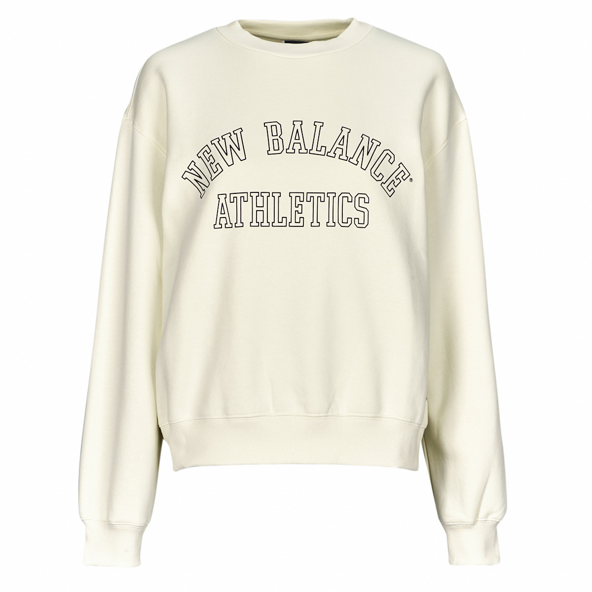 New Balance  GRAPHIC FLEECE CREW  Béžová