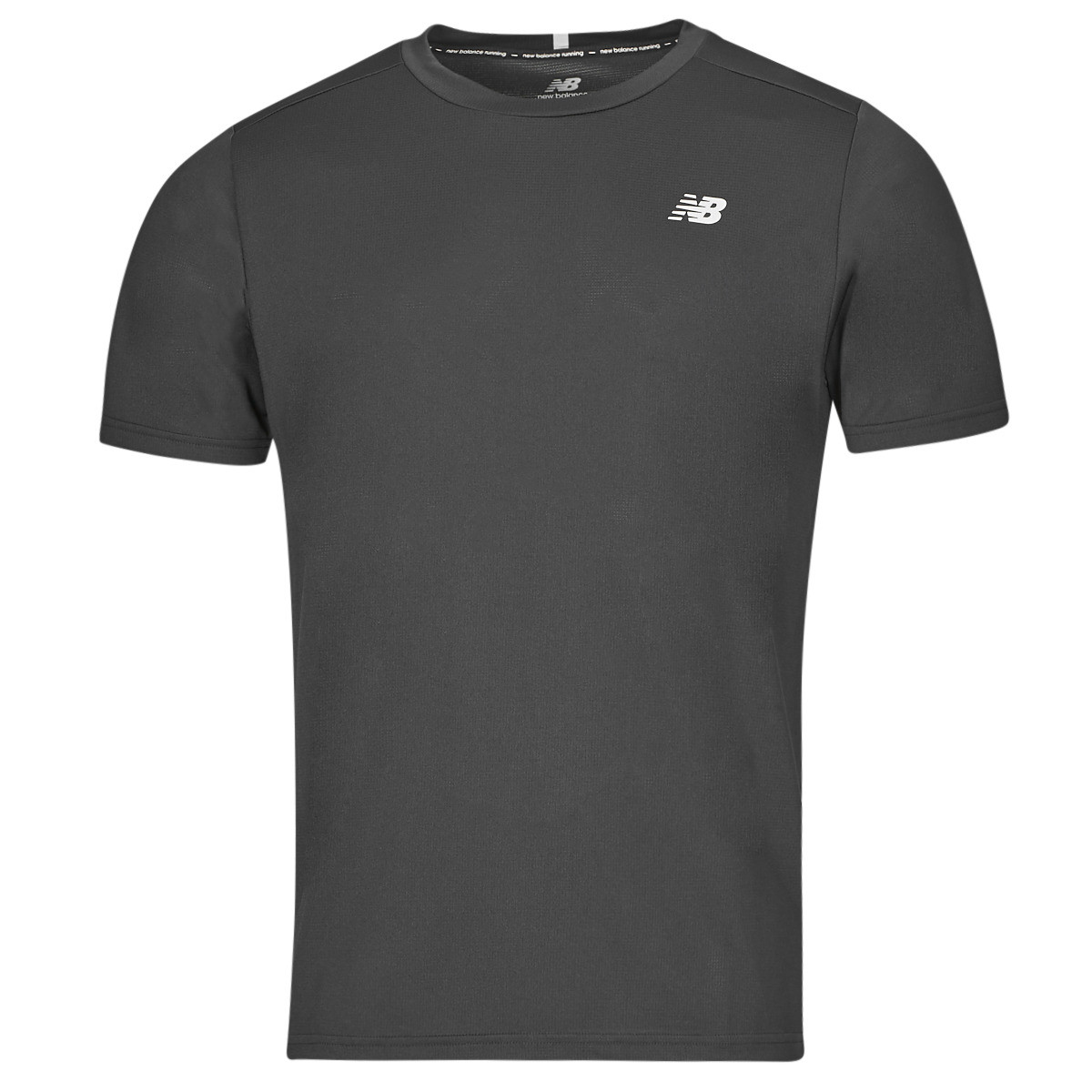 New Balance  CORE RUN SHORT SLEEVES  Černá