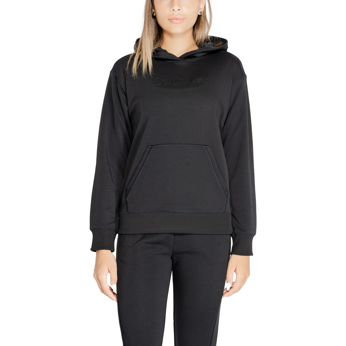 Calvin Klein Sport  PW - PULLOVER 00GWF4W302  Černá