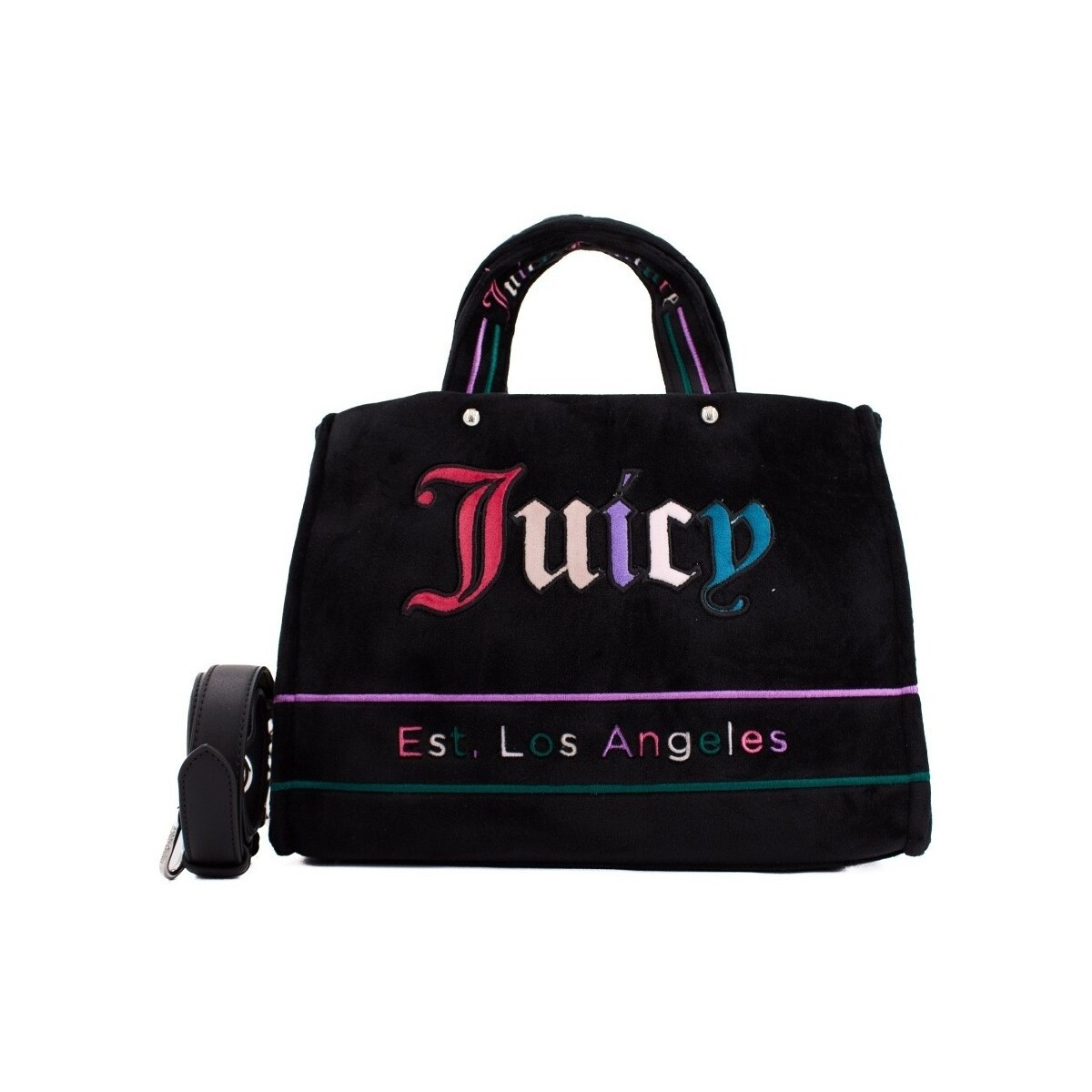 Juicy Couture  IRIS MULTICOLOR VEL  Černá