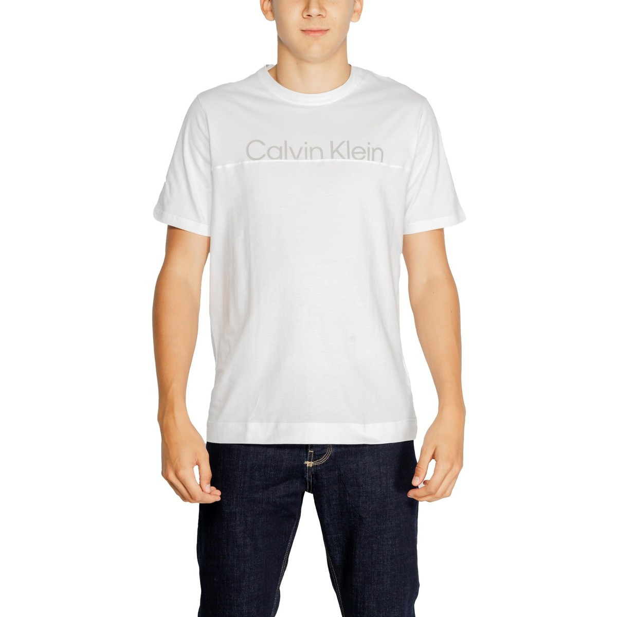 Calvin Klein Sport  PW - GRAPHIC S/S T-S 00GMF4K142  Bílá