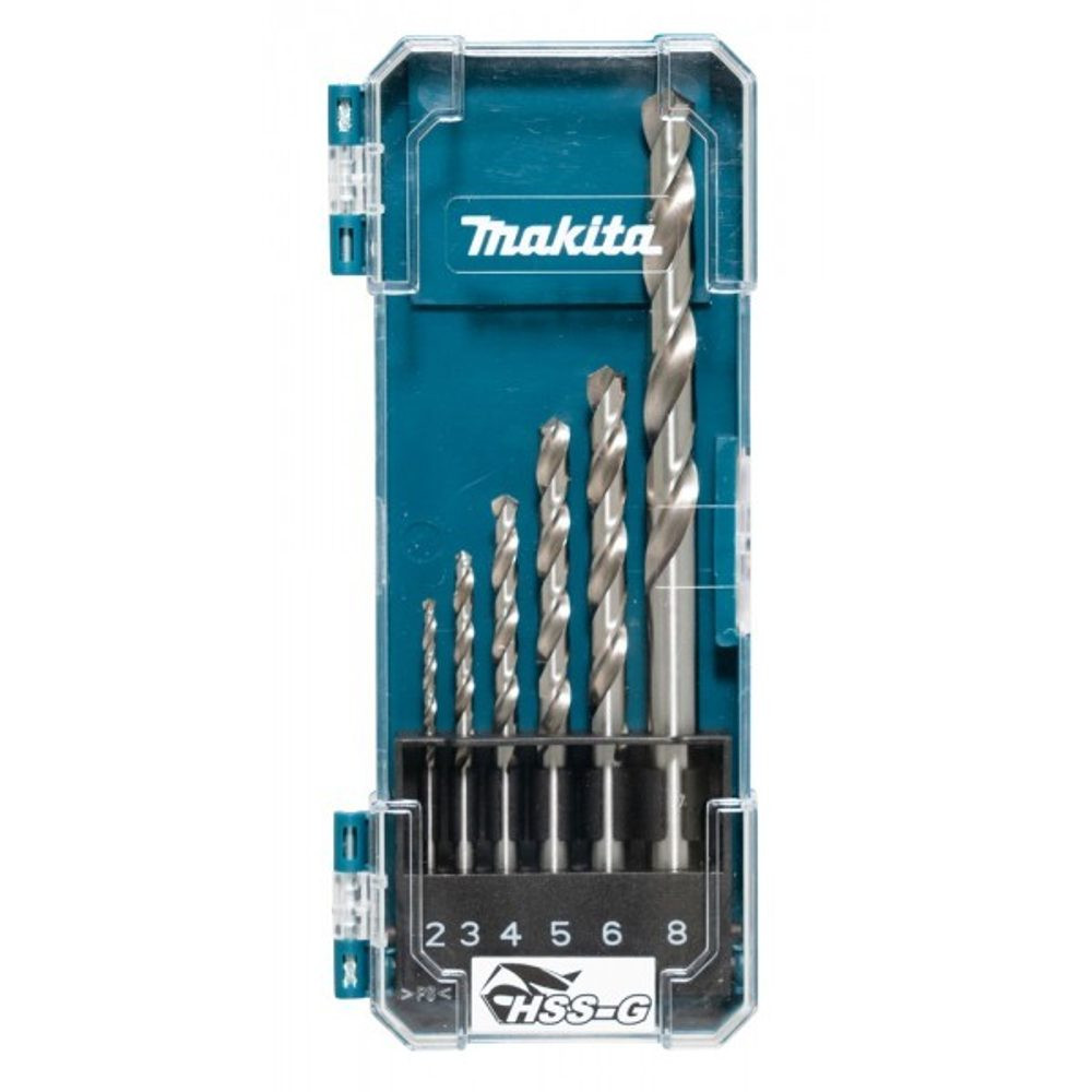 Sada vrtáků do kovu Makita HSS-G 6 ks D-75742