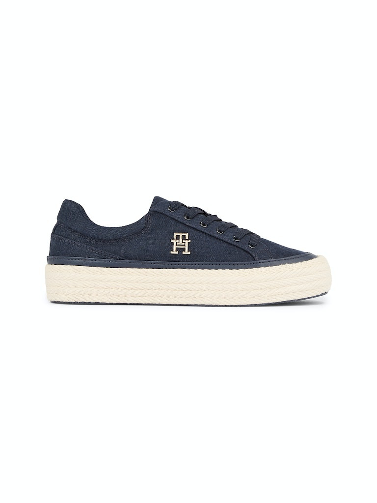 TOMMY HILFIGER VULC SNEAKER LINNEN Dámské boty 40 EU FW0FW07673DW6