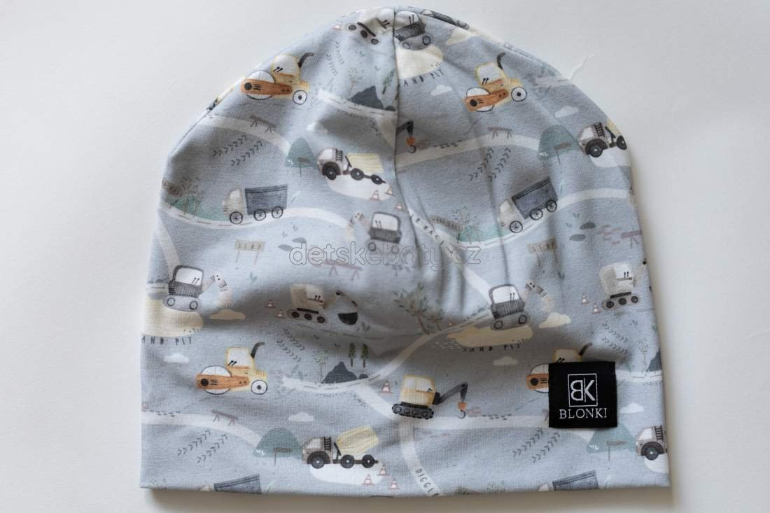 Tenká čepice Blonki č.100 - stroje Velikost: 45-47