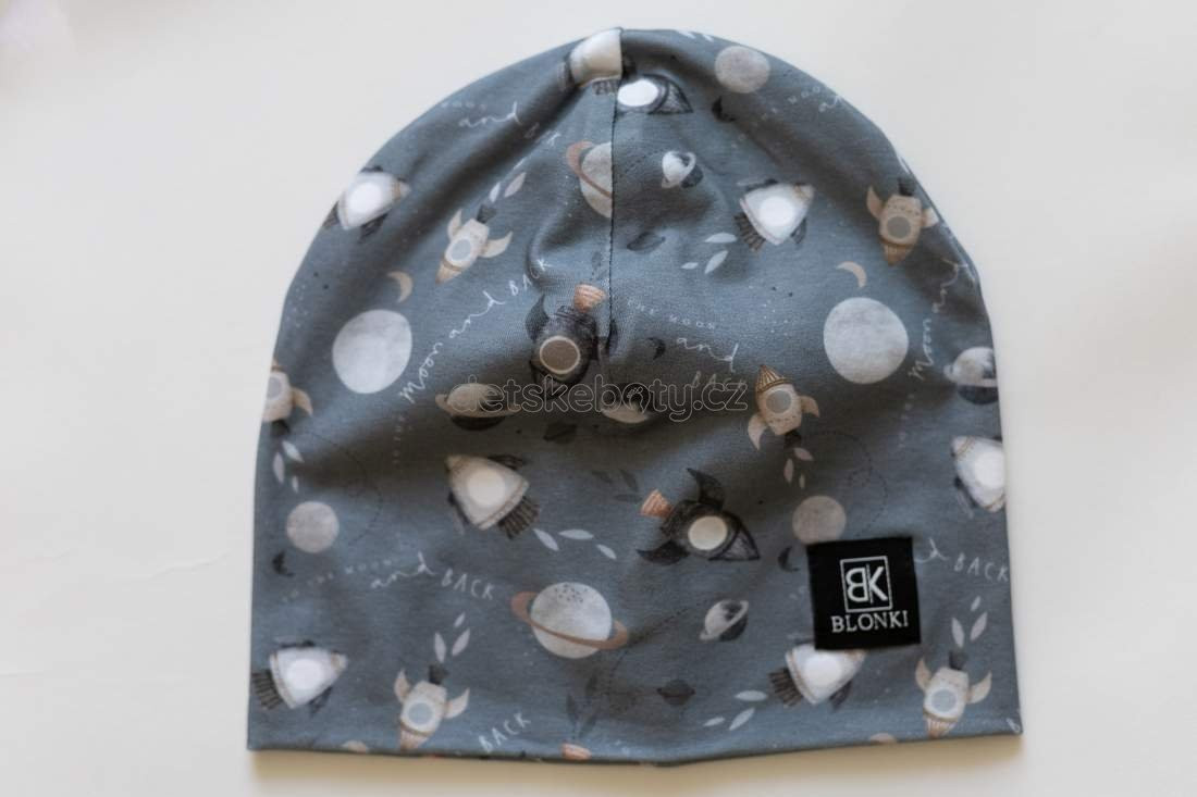 Tenká čepice Blonki č.110- vesmír Velikost: 45-47