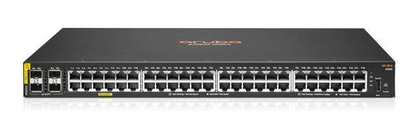 HPE Aruba Networking CX 6000 48G Class4 PoE 4SFP 370W Switch R8N85A RENEW