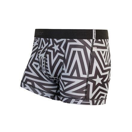 Sensor Coolmax Impress černé/stars pánské trenky