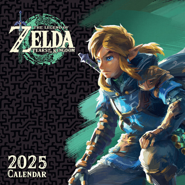 DANILO Kalendář 2025 The Legend Of Zelda, 30 x 30 cm