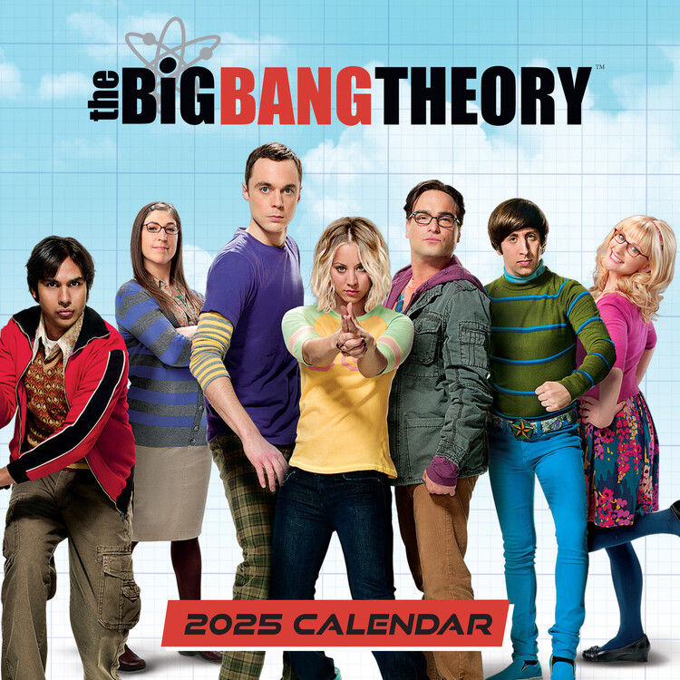 DANILO Kalendář 2025 The Big Bang Theory, 30 x 30 cm