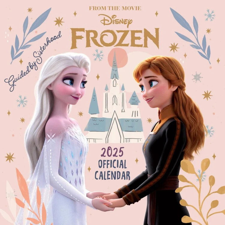 DANILO Kalendář 2025 Disney Frozen, 30 x 30 cm