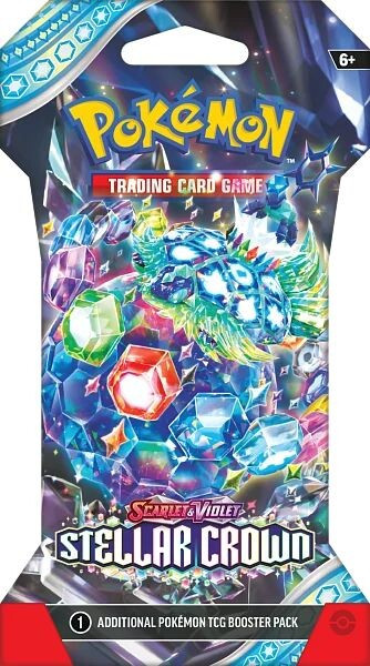 ADC Blackfire CZ Pokémon TCG: SV07 Stellar Crown - 1 Blister Booster