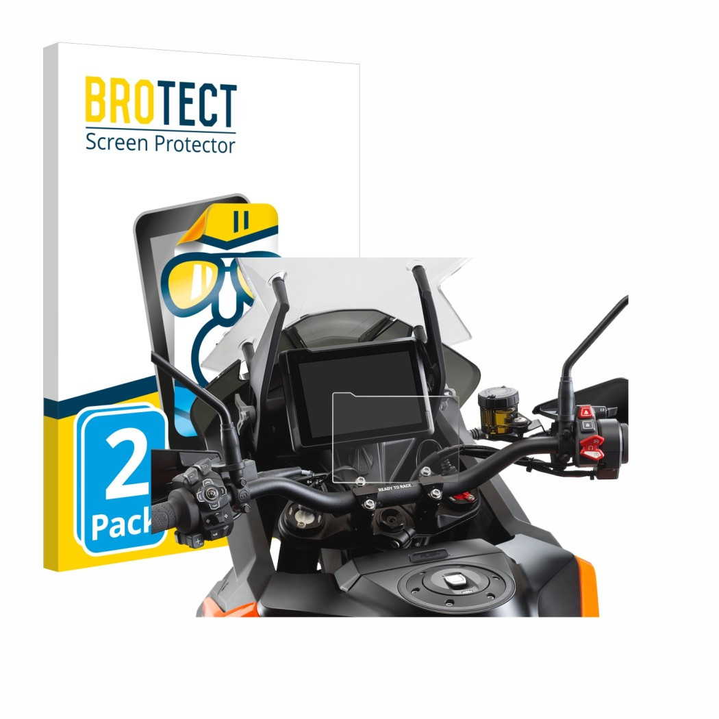 Ochranné fólie 2x BROTECT HD-Clear Screen Protector for KTM 1290 Super Adventure S 2021 TFT 7