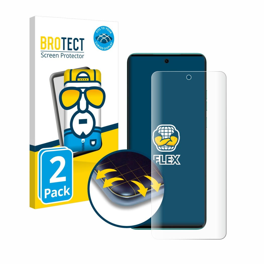 Ochranné fólie 2x BROTECT Flex Full-Cover Screen Protector for Motorola Edge 40 Neo